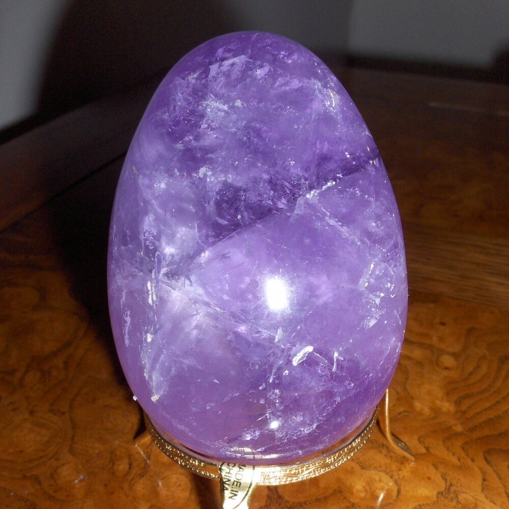 Genuine Amethyst Egg from Urugray-Large
